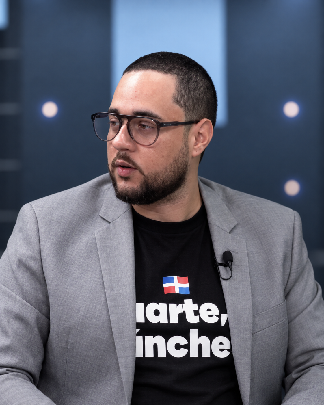 Pedro Vital durante una entrevista sobre tecnología y Bitcoin